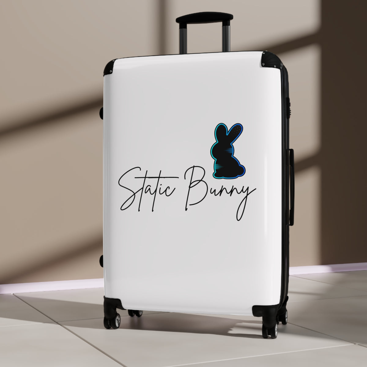 Static Bunny Carry-on Suitcase – Deep Hydro