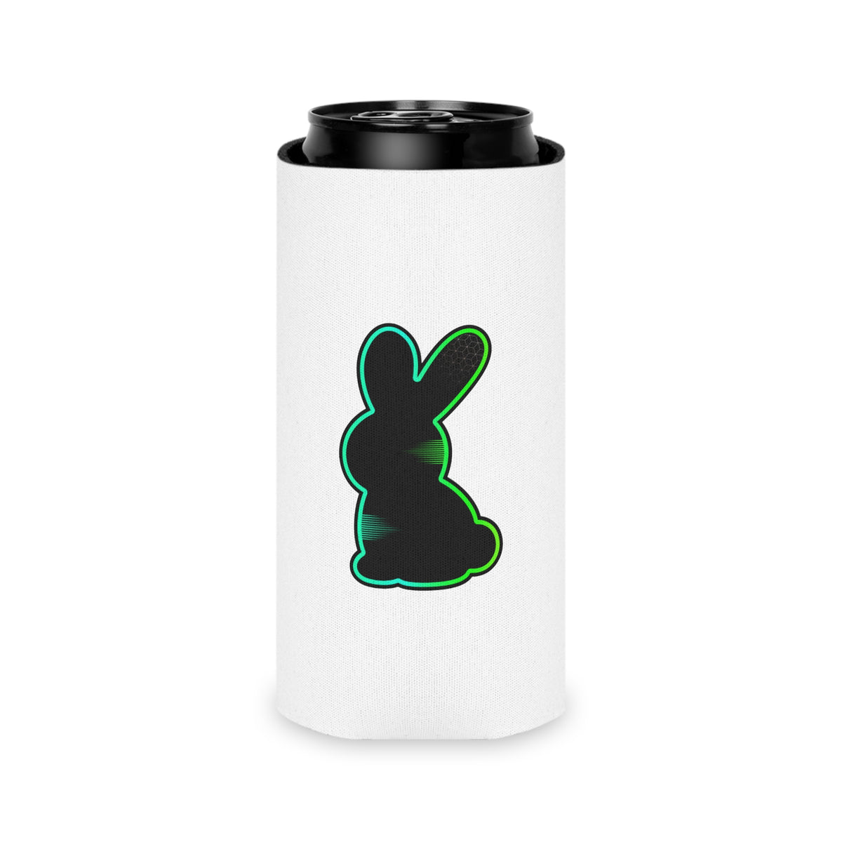 Static Bunny Can Cooler – Radioactive
