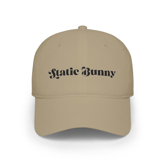 Static Bunny Baseball Cap - Deep Hydro Font