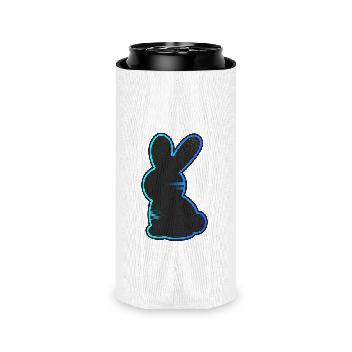 Static Bunny Can Cooler - Deep Hydro