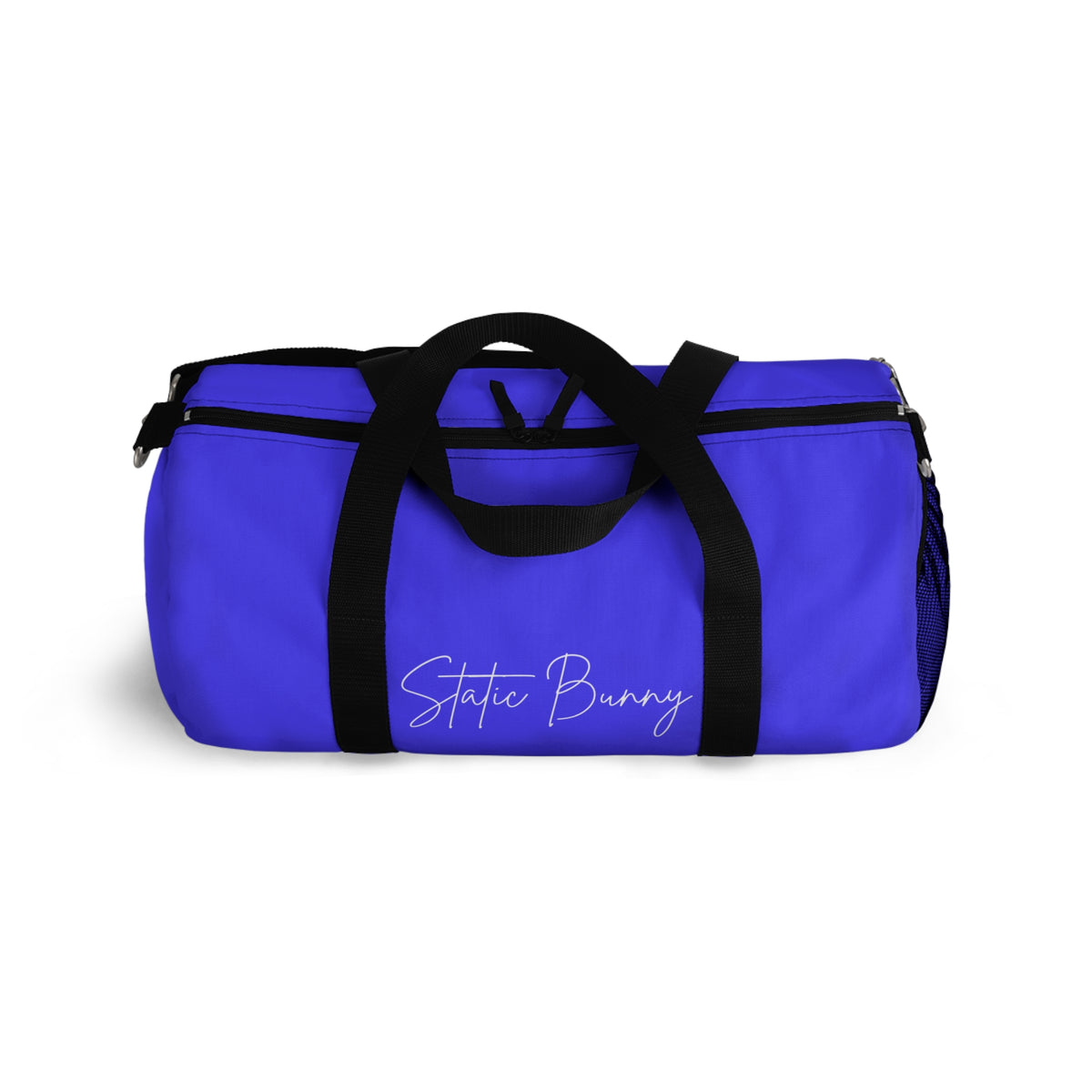 Neon Static Bunny Duffel Bag — Ultraviolet