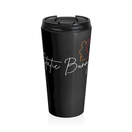 Static Bunny Travel Mug - Neon Sunset