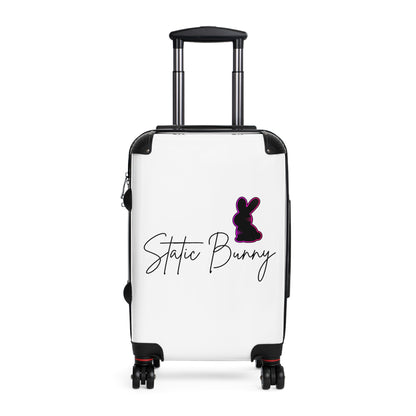 Static Bunny Carry-On Suitcase – Ultraviolet