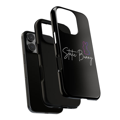 Static Bunny Phone Case - Synthwave