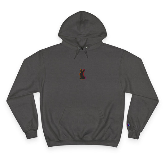 Static Bunny Hoodie - Neon Sunset
