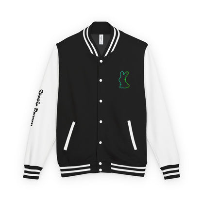 Static Bunny Letterman Jacket - Radioactive