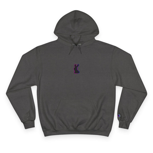 Static Bunny Hoodie - Synthwave