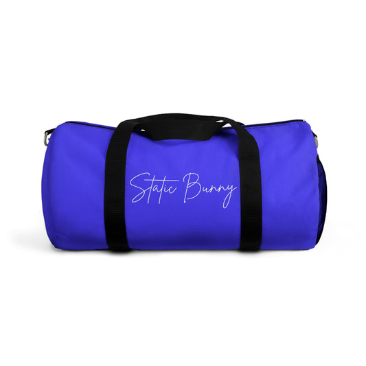 Neon Static Bunny Duffel Bag — Ultraviolet