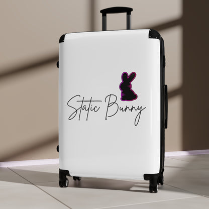 Static Bunny Carry-On Suitcase – Ultraviolet
