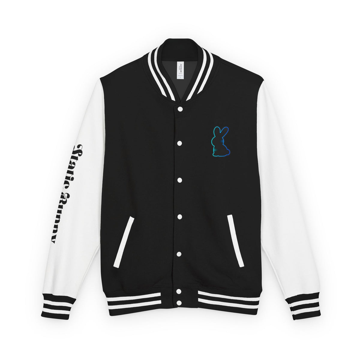 Static Bunny Letterman Jacket - Deep Hydro