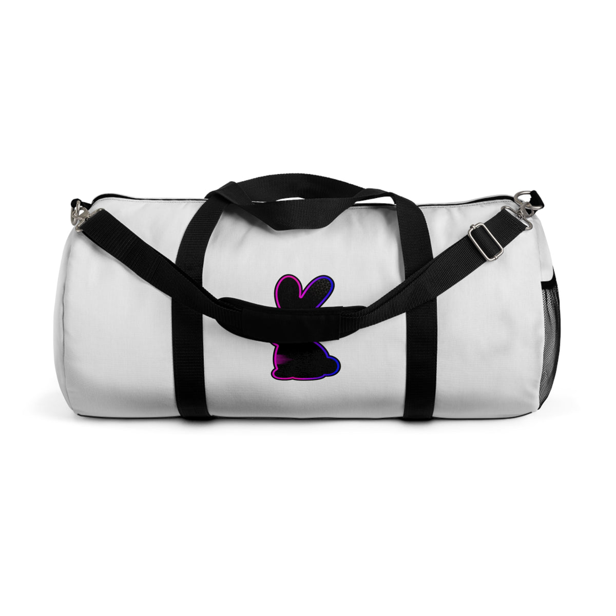 Static Bunny Duffel Bag - Synthwave