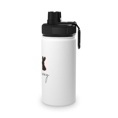 Static Bunny Water Bottle - Neon Sunset