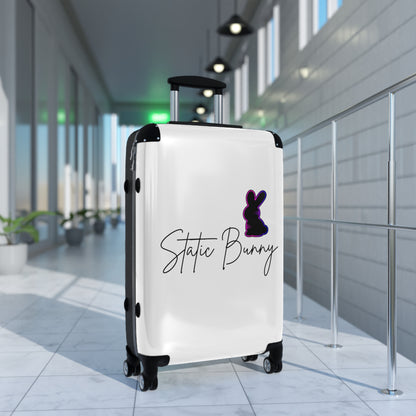 Static Bunny Carry-On Suitcase - Synthwave
