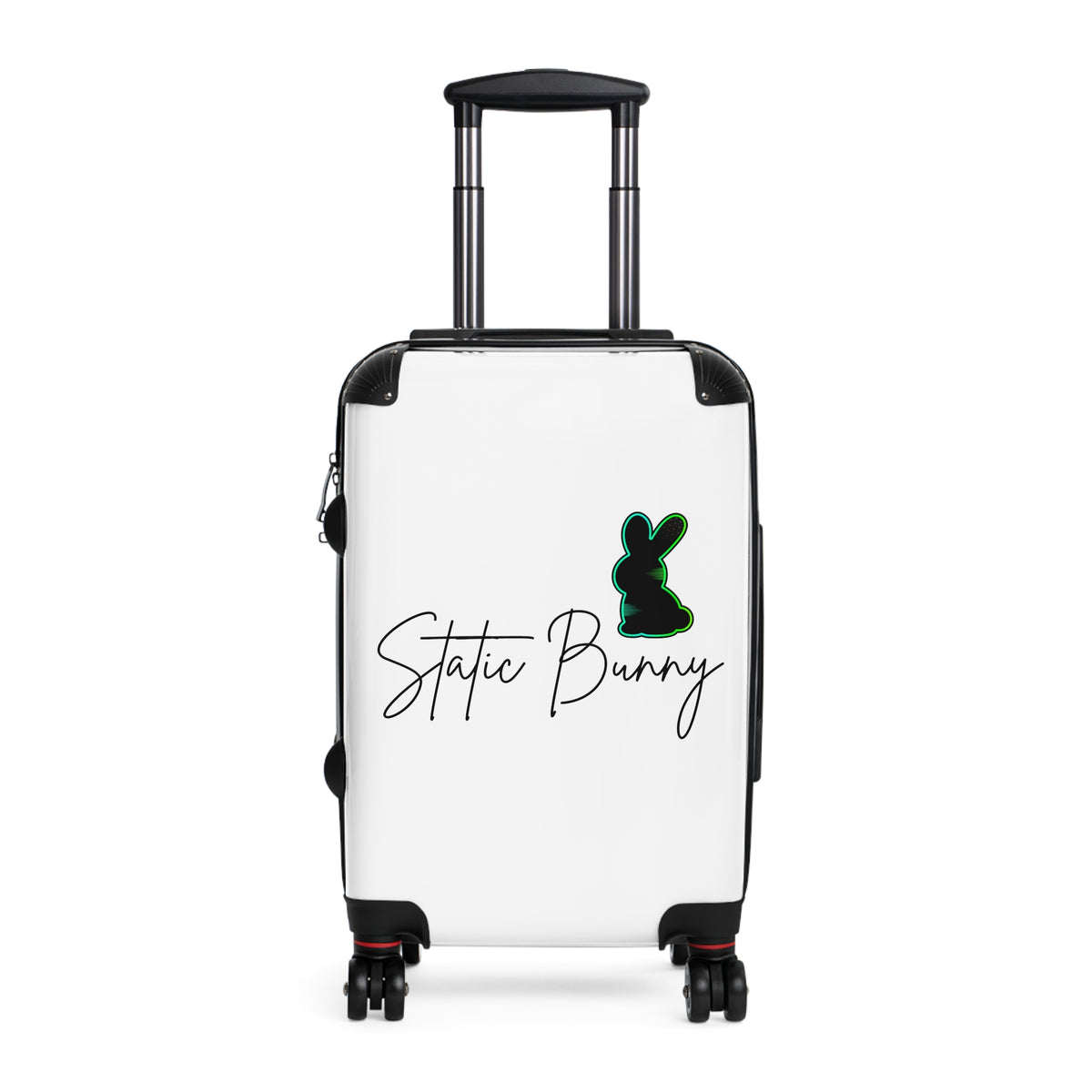 Static Bunny Carry-on Suitcase - Radioactive