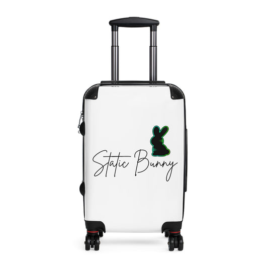 Static Bunny Carry-on Suitcase - Radioactive