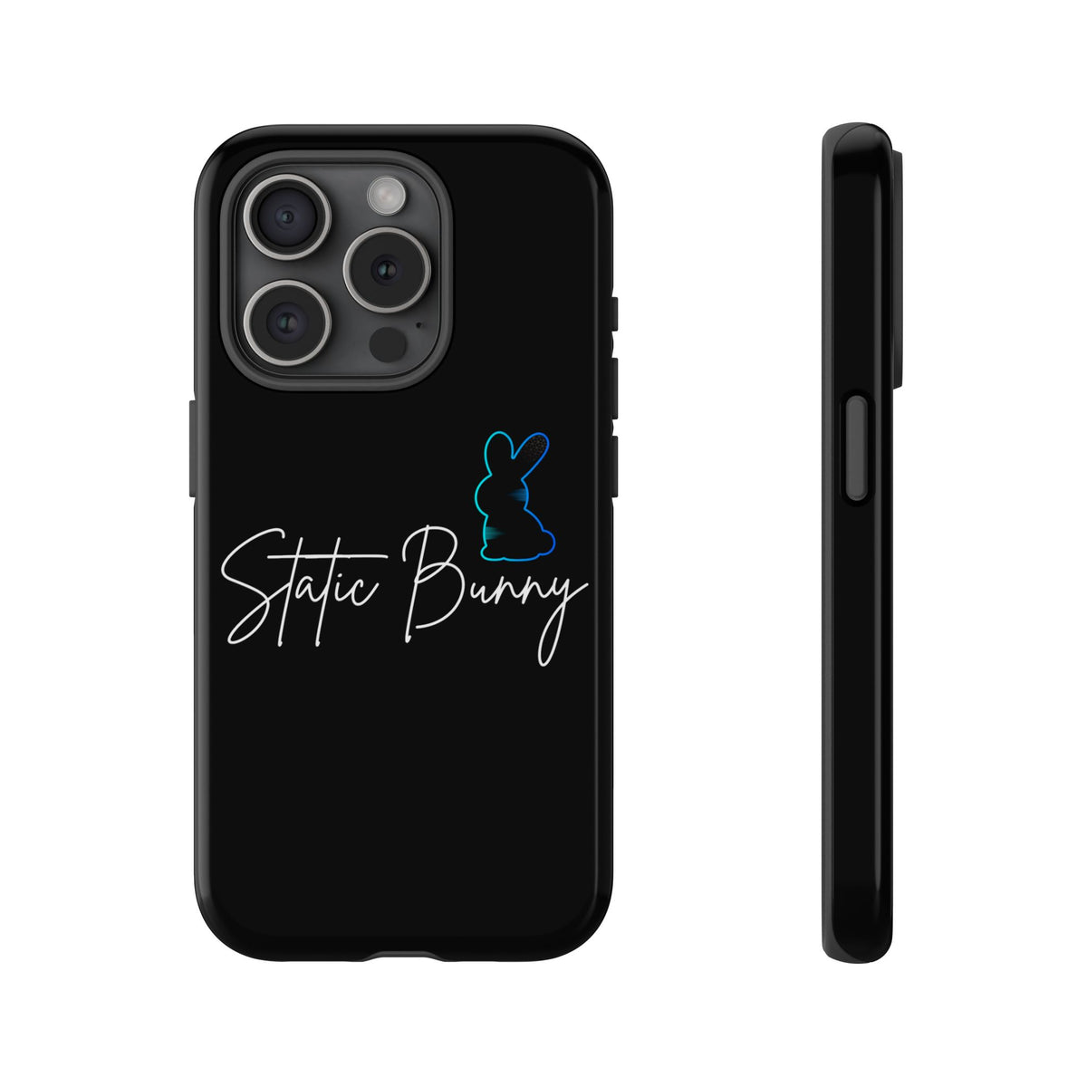 Static Bunny Phone Case - Deep Hydro