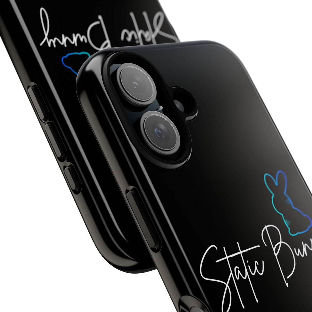 Static Bunny Phone Case - Deep Hydro