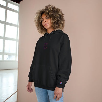 Static Bunny Hoodie - Ultraviolet