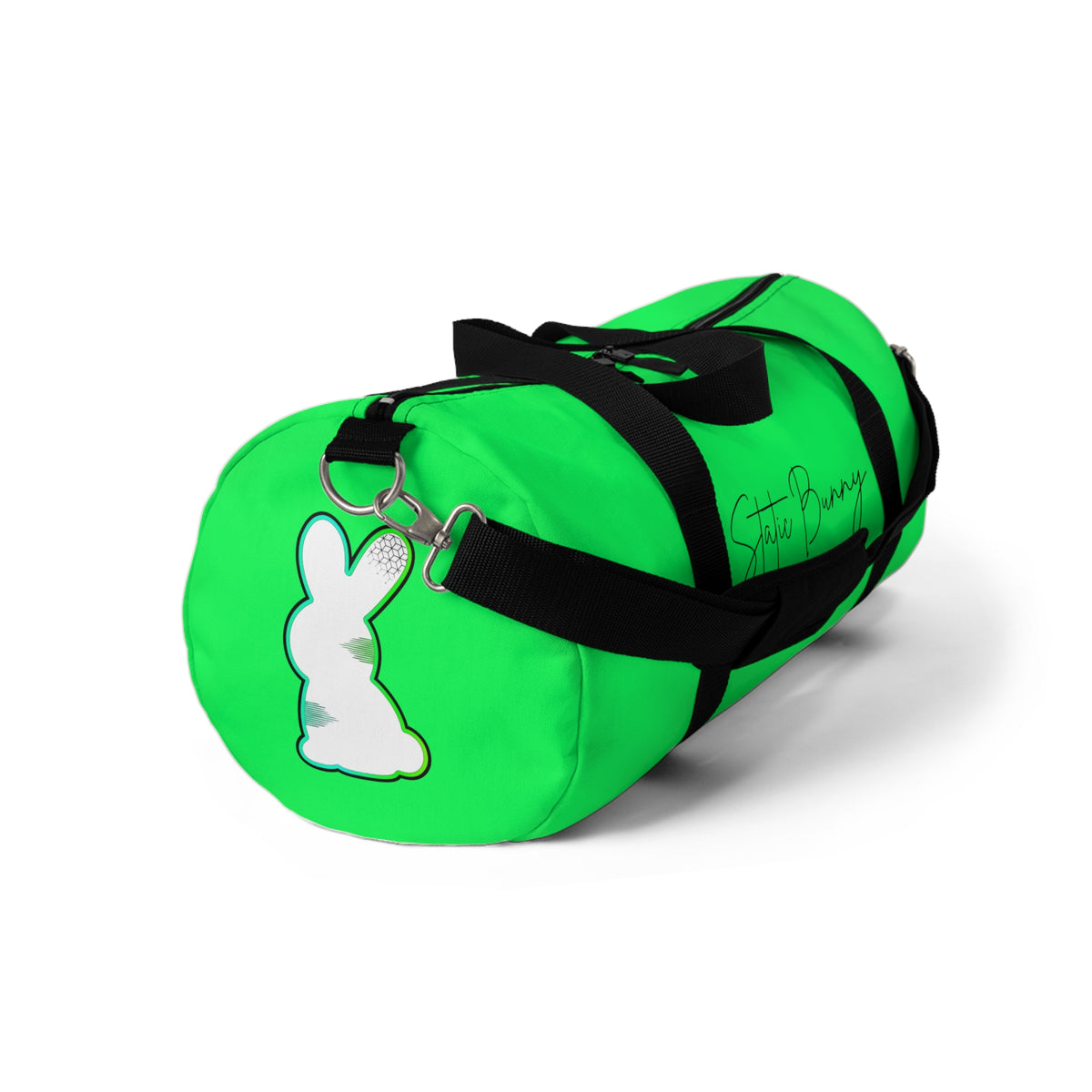 Neon Static Bunny Duffel Bag — Radioactive