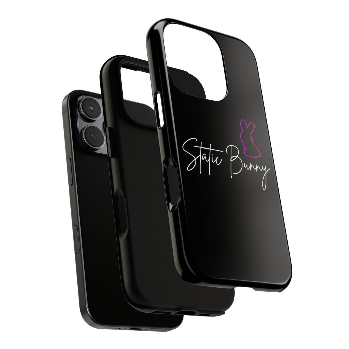 Static Bunny Phone Case - Ultraviolet