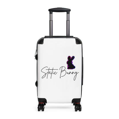 Static Bunny Carry-On Suitcase - Synthwave