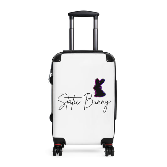 Static Bunny Carry-On Suitcase - Synthwave