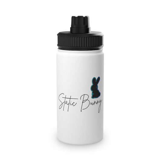 Static Bunny Water Bottle - Synthwave