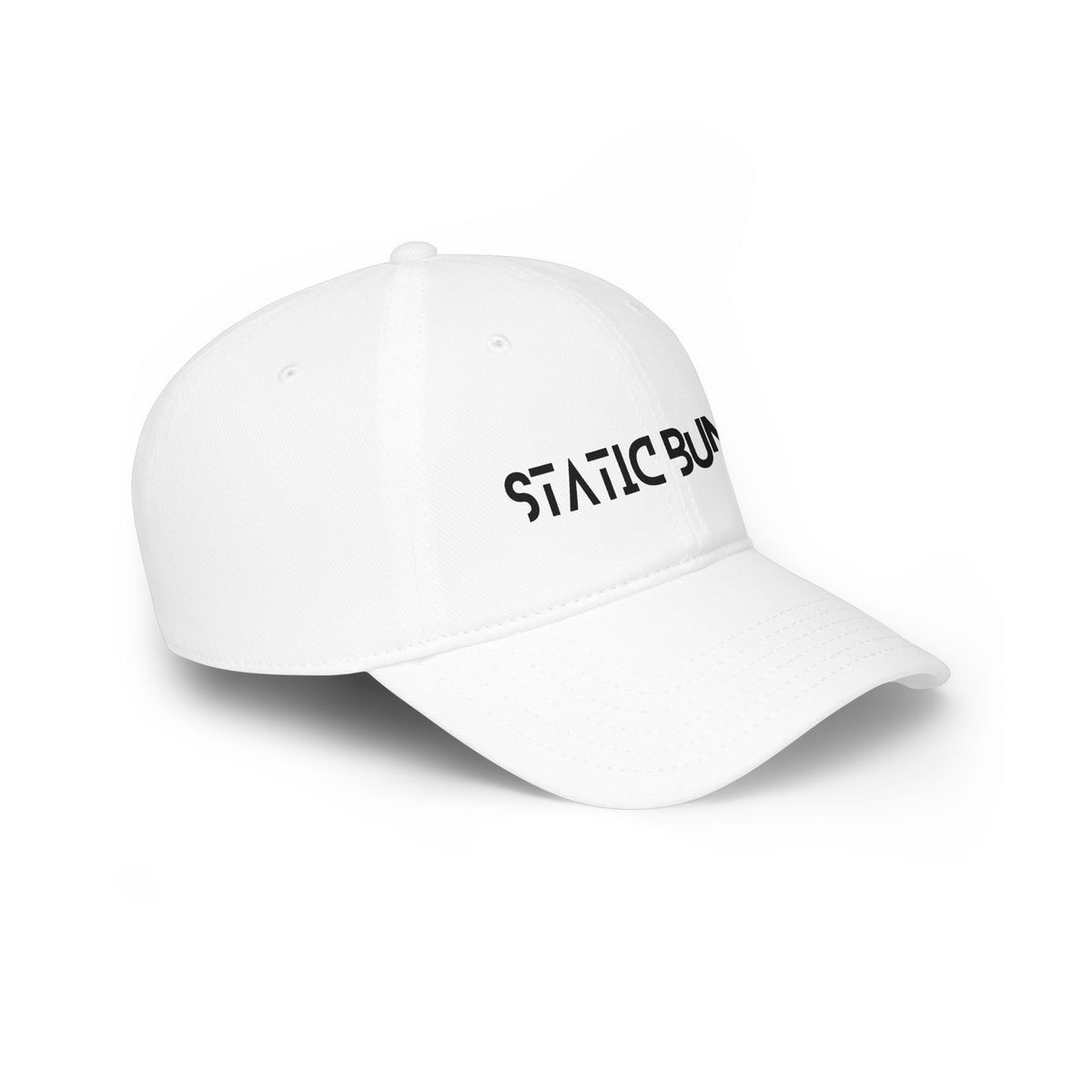 Static Bunny Baseball Cap - Synthwave Font