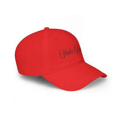 Static Bunny Baseball Cap - Neon Sunset Font