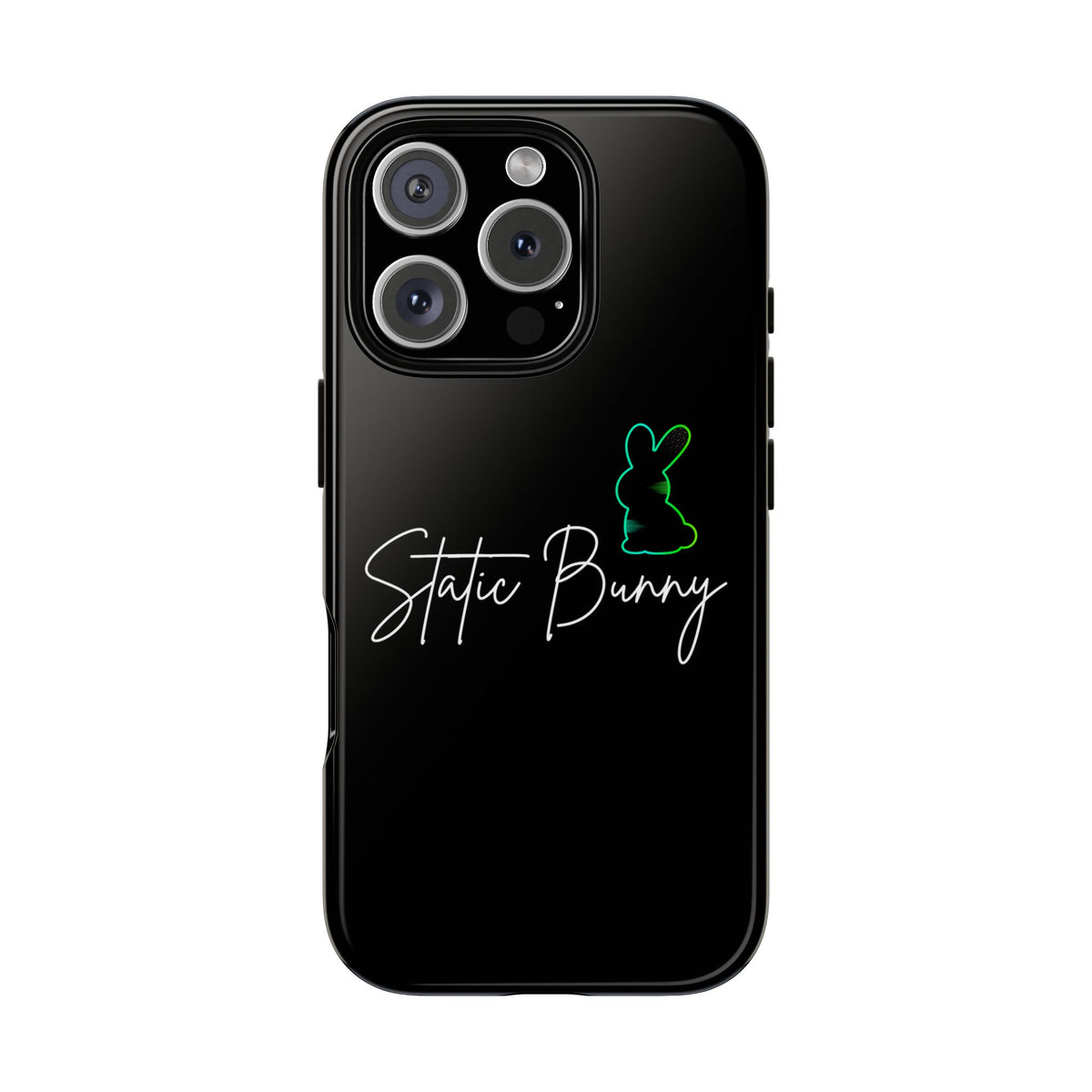 Static Bunny Phone Case - Radioactive