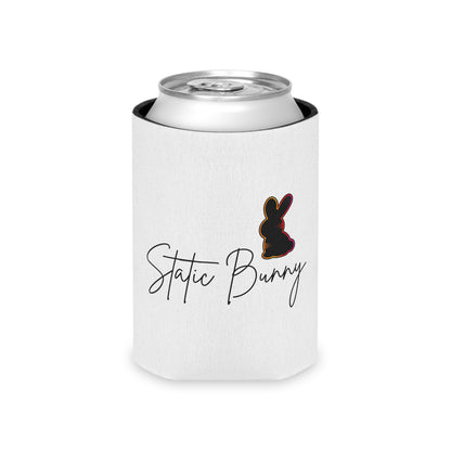 Static Bunny Can Cooler - Neon Sunset