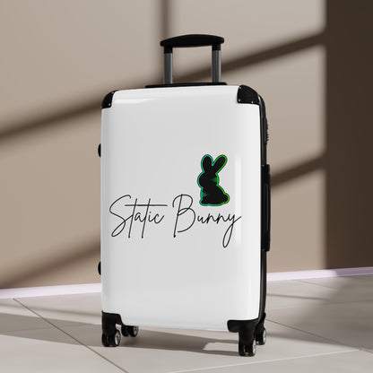 Static Bunny Carry-on Suitcase - Radioactive