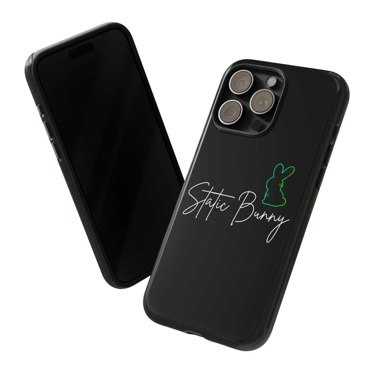Static Bunny Phone Case - Radioactive