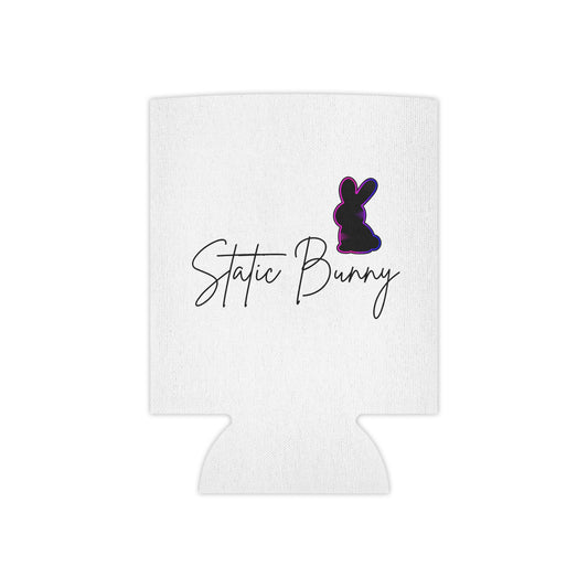 Static Bunny Can Cooler - Synthwave
