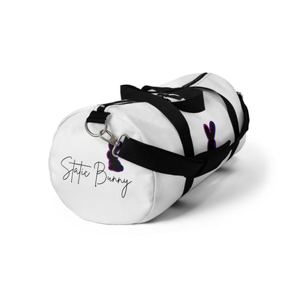 Static Bunny Duffel Bag - Synthwave