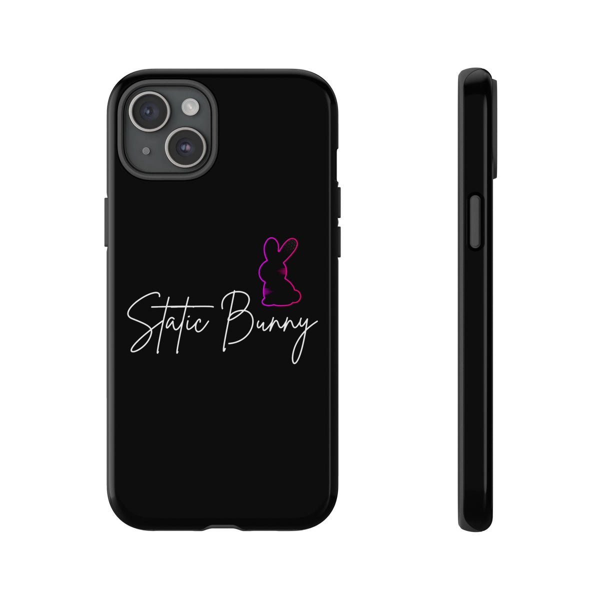 Static Bunny Phone Case - Ultraviolet