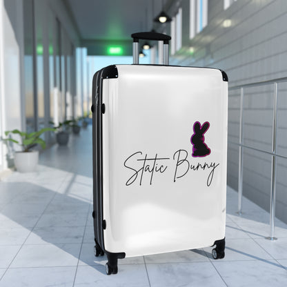 Static Bunny Carry-On Suitcase – Ultraviolet