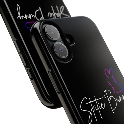 Static Bunny Phone Case - Synthwave