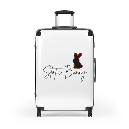 Static Bunny Carry-On Suitcase - Neon Sunset