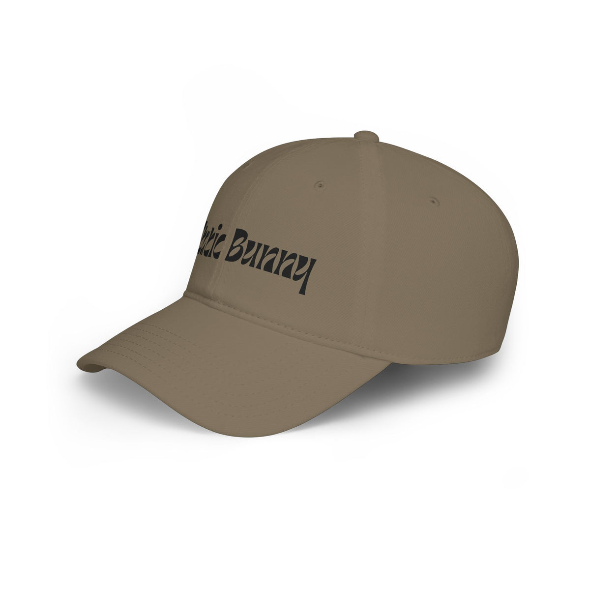 Static Bunny Baseball Cap - Radioactive Font