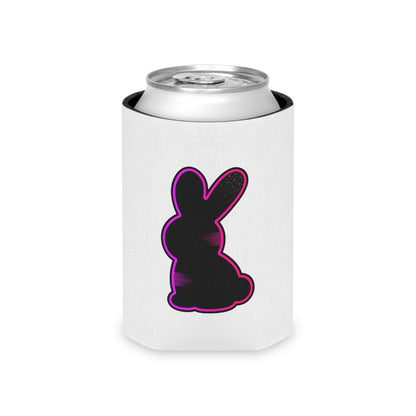 Static Bunny Can Cooler - Ultraviolet
