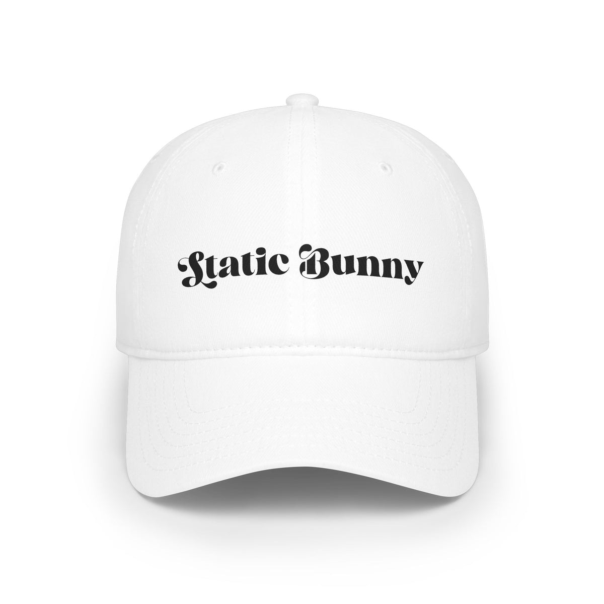 Static Bunny Baseball Cap - Deep Hydro Font