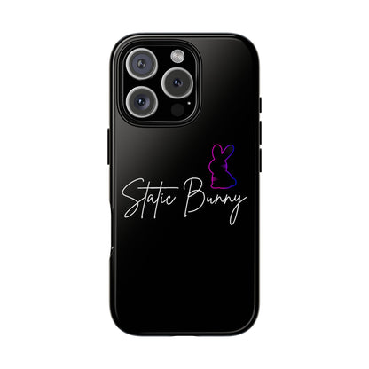 Static Bunny Phone Case - Synthwave