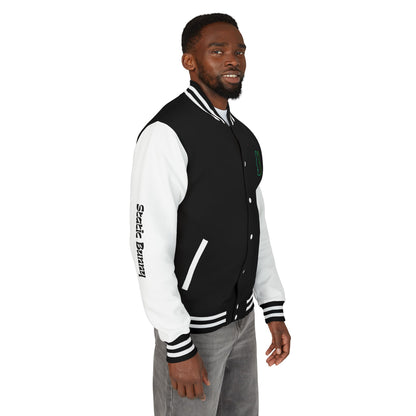 Static Bunny Letterman Jacket - Radioactive