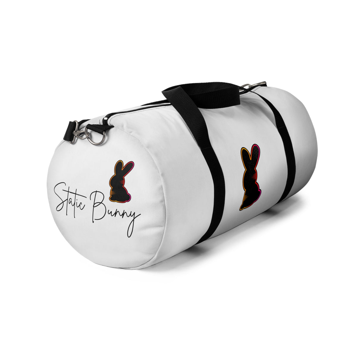 Static Bunny Duffel Bag - Neon Sunset