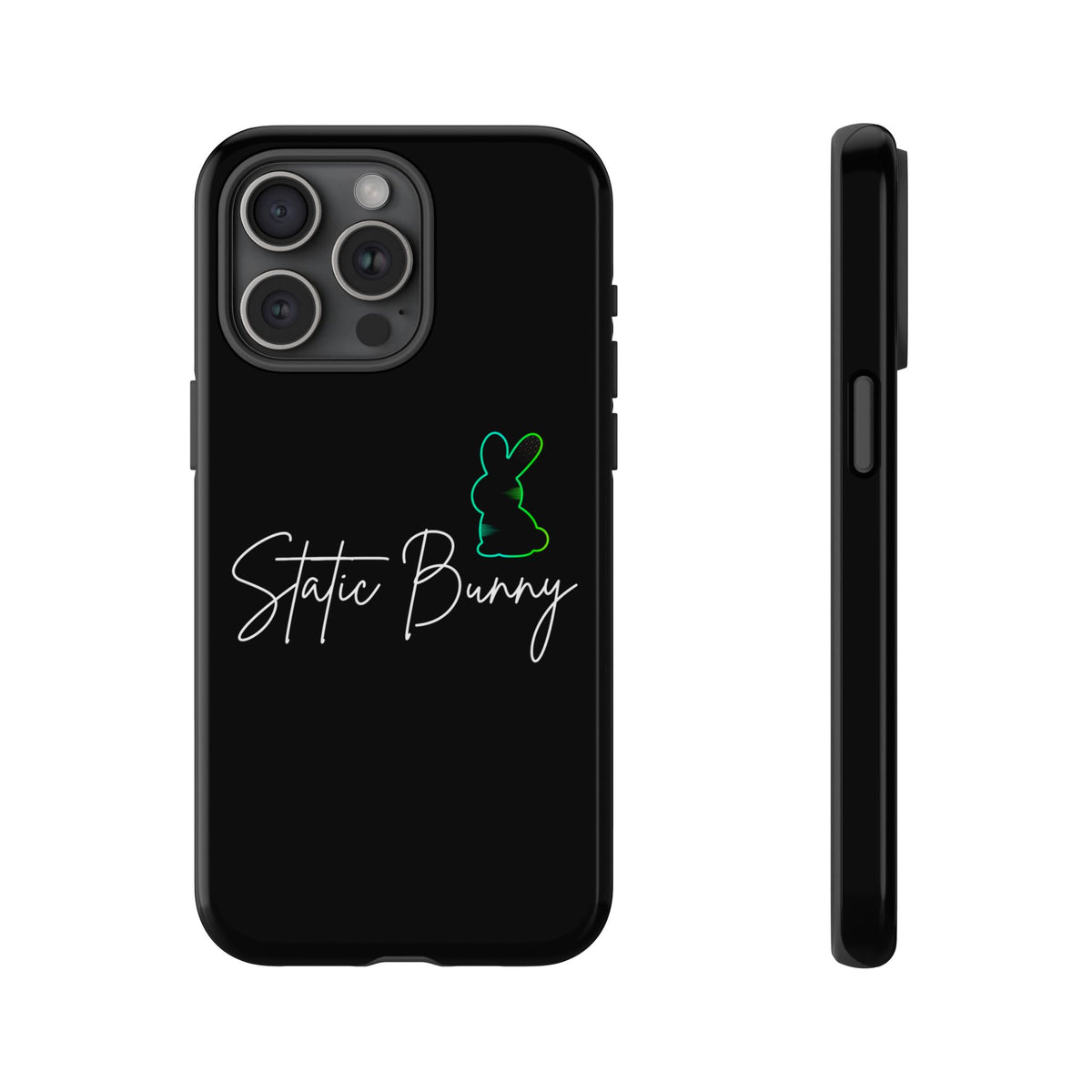 Static Bunny Phone Case - Radioactive