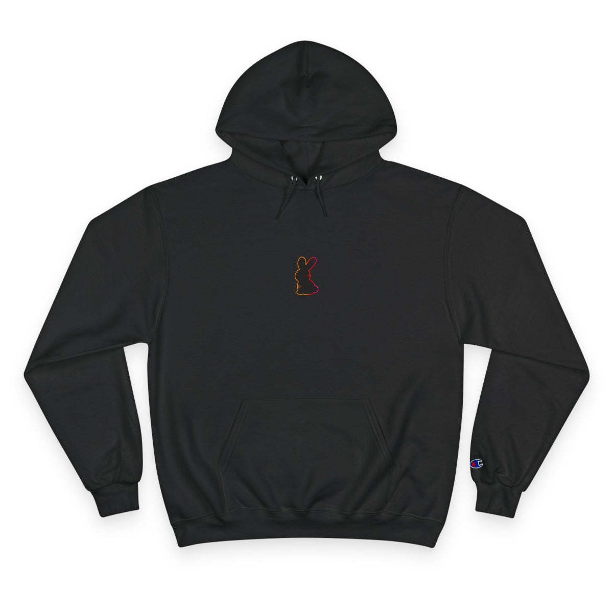 Static Bunny Hoodie - Neon Sunset