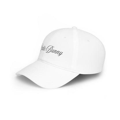 Static Bunny Baseball Cap - Neon Sunset Font