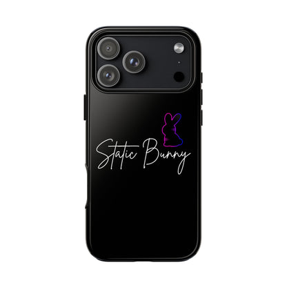 Static Bunny Phone Case - Synthwave