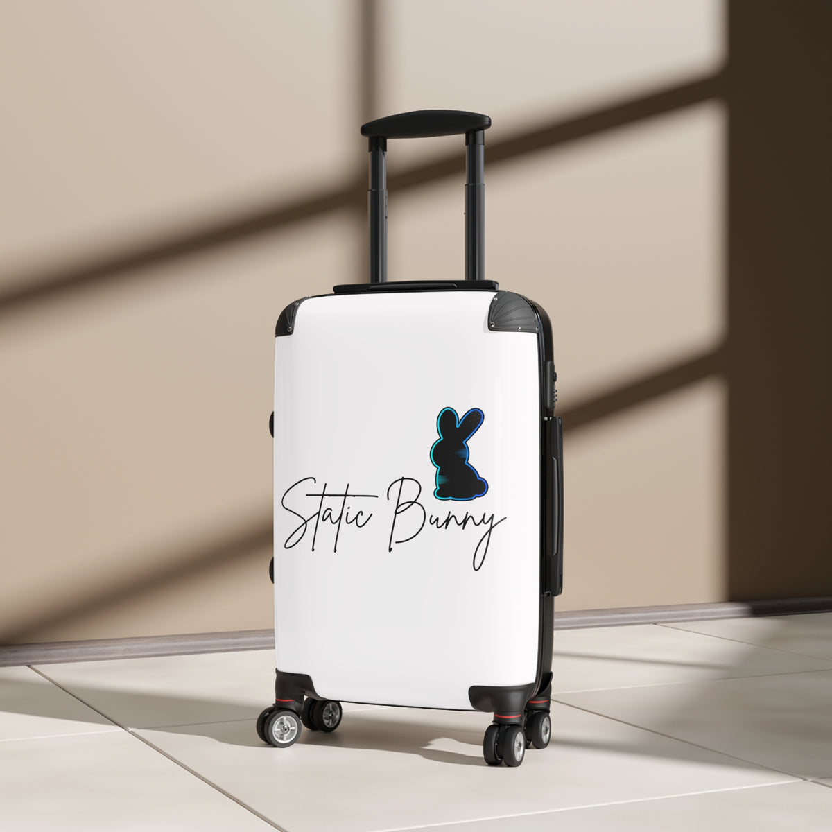 Static Bunny Carry-on Suitcase – Deep Hydro